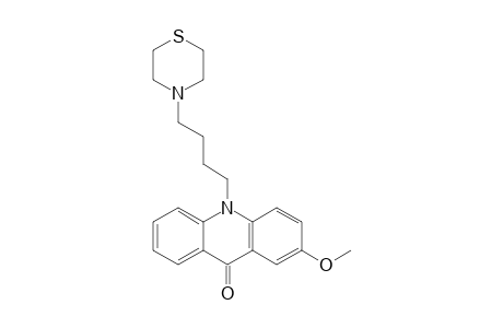 10-(4'-N-THIOMORPHOLINOBUTYL)-2-METHOXYACRIDONE