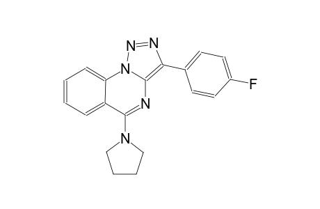 [1,2,3]triazolo[1,5-a]quinazoline, 3-(4-fluorophenyl)-5-(1-pyrrolidinyl)-