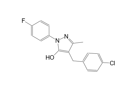 1H-pyrazol-5-ol, 4-[(4-chlorophenyl)methyl]-1-(4-fluorophenyl)-3-methyl-