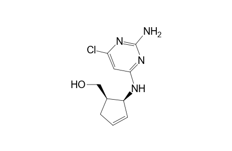 [(1R,2S)-2-[(2-amino-6-chloro-4-pyrimidinyl)amino]-1-cyclopent-3-enyl]methanol
