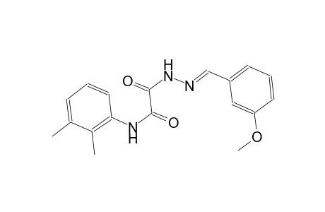 acetic acid, [(2,3-dimethylphenyl)amino]oxo-, 2-[(E)-(3-methoxyphenyl)methylidene]hydrazide