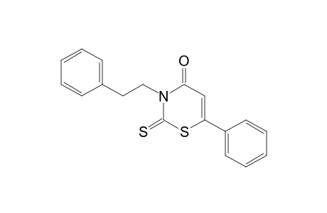 3-Phenethyl-6-phenyl-2-thioxo-1,3-thiazin-4-one