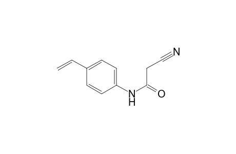 Acetamide, 2-cyano-N-(4-ethenylphenyl)-