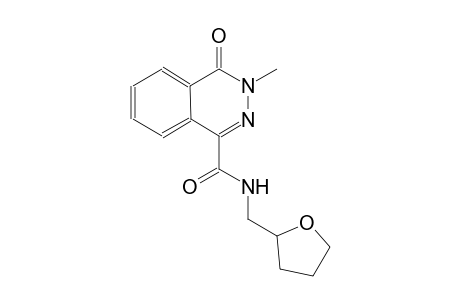 3-methyl-4-oxo-N-(tetrahydro-2-furanylmethyl)-3,4-dihydro-1-phthalazinecarboxamide