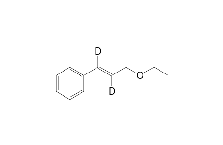E-1,2-Dideuterio-3-ethoxy-1-phenyl-1-propene