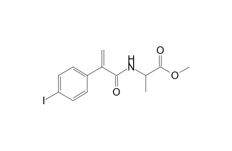 2-(4-Iodo-phenyl)-N-(1-methoxycarbonylethyl)-acrylamide
