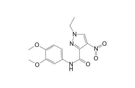 1H-Pyrazole-3-carboxamide, N-(3,4-dimethoxyphenyl)-1-ethyl-4-nitro-