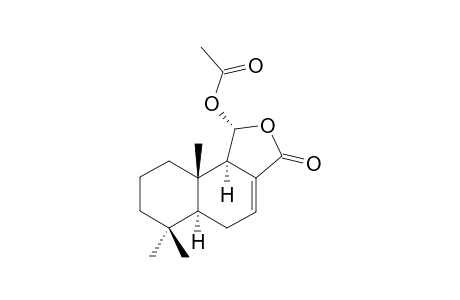acetic acid [(1R,5aS,9aS,9bR)-3-keto-6,6,9a-trimethyl-5,5a,7,8,9,9b-hexahydro-1H-benzo[g]isobenzofuran-1-yl] ester