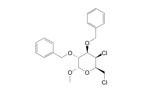 METHYL-2,3-DI-O-BENZYL-4,6-DICHLORO-4,6-DIDEOXY-ALPHA-D-GALACTOPYRANOSIDE