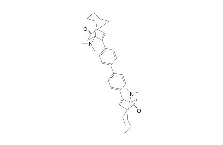 4,4'-Bis[7"-(dimethylamino)-9"-oxotricyclo[5.2.2.0(1,6)]undec-10"-en-11"-yl]biphenyl