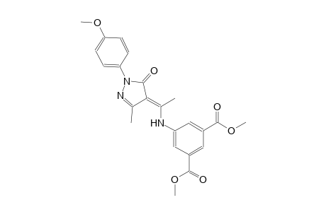 1,3-benzenedicarboxylic acid, 5-[[(1E)-1-[1,5-dihydro-1-(4-methoxyphenyl)-3-methyl-5-oxo-4H-pyrazol-4-ylidene]ethyl]amino]-, dimethyl ester