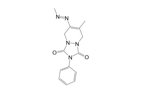 2-Phenyl-6-methyl-7-methylazopyridazino[1,2]-1,2,4-triazole-1,3-dione