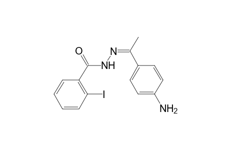 N'-[(Z)-1-(4-Aminophenyl)ethylidene]-2-iodobenzohydrazide