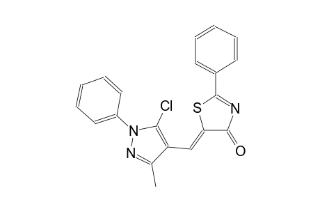5-[(5-chloro-3-methyl-1-phenyl-1H-pyrazol-4-yl)methylene]-2-phenyl-1,3-thiazol-4(5H)-one