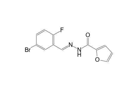 2-furancarboxylic acid, 2-[(E)-(5-bromo-2-fluorophenyl)methylidene]hydrazide