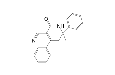 6-Methyl-2-oxo-4,6-diphenyl-1,2,5,6-tetrahydro-3-pyridinecarbonitrile