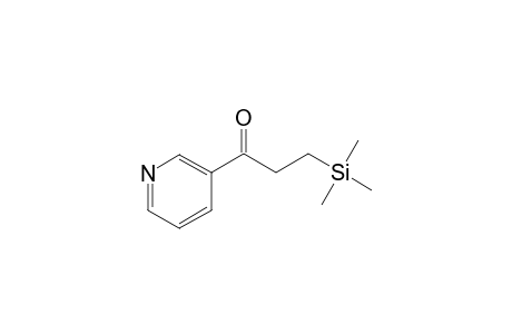 1-(pyridin-3-yl)-3-(trimethylsilyl)propan-1-one