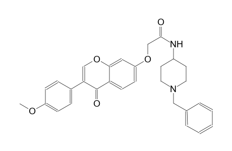 acetamide, 2-[[3-(4-methoxyphenyl)-4-oxo-4H-1-benzopyran-7-yl]oxy]-N-[1-(phenylmethyl)-4-piperidinyl]-