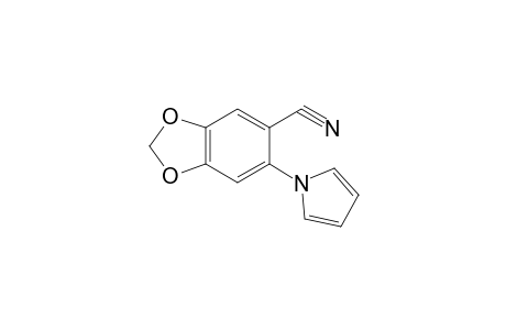 1,3-Benzodioxole-5-carbonitrile, 6-(1H-pyrrol-1-yl)-