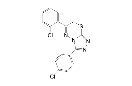 6-(2-chlorophenyl)-3-(4-chlorophenyl)-7H-[1,2,4]triazolo[3,4-b][1,3,4]thiadiazine