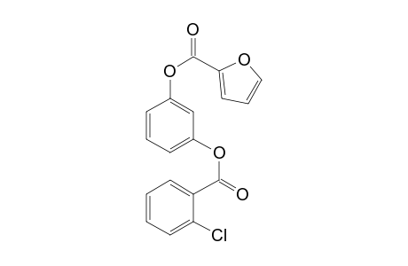 1,3-Benzenediol, o-(2-chlorobenzoyl)-o'-(2-furoyl)-