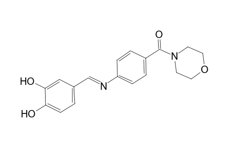 Benzene-1,2-diol, 4-[4-(4-morpholylcarbonyl)phenyliminomethyl]-