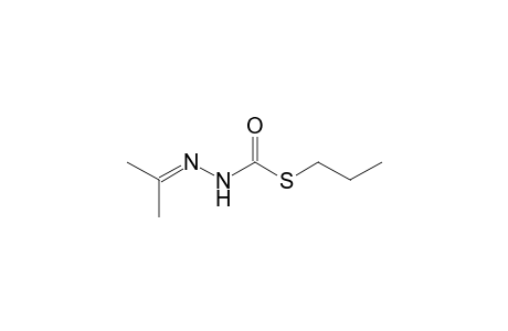 N'-Isopropylidenehydrazinecarbothioic acid S-propyl ester