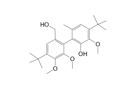 rac-4,4'-Di-tert-butyl-2-hydroxy-6'-hydroxymethyl-3,2',3'-trimethoxy-6-methylbiphenol