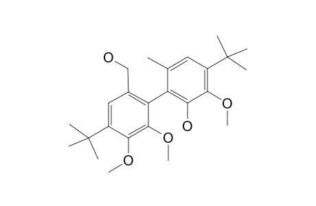 rac-4,4'-Di-tert-butyl-2-hydroxy-6'-hydroxymethyl-3,2',3'-trimethoxy-6-methylbiphenol