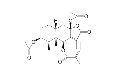 EREMOPHIL-7(11)-EN-12,8-A-OLIDE,6-B-ANGELOYLOXY-3-B,8-B-DIACETOXY
