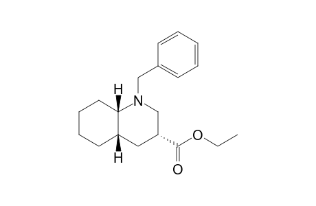 Ethyl (3R,4aS,8aS)-1-(Benzyl)decahydroquinoline-3-carboxylate