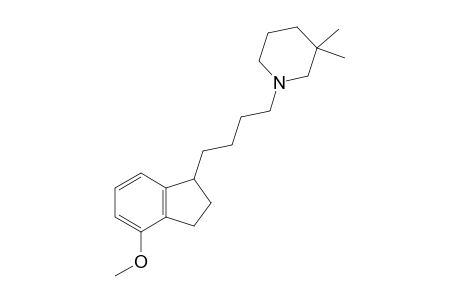 1-[4-(4-methoxy-2,3-dihydro-1H-inden-1-yl)butyl]-3,3-dimethyl-piperidine
