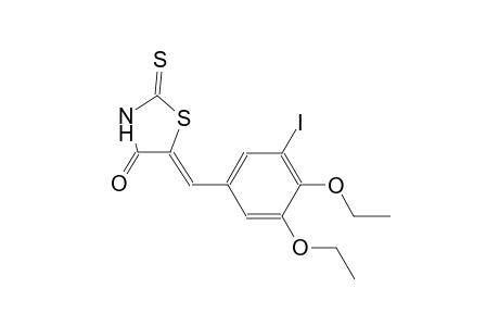 (5Z)-5-(3,4-diethoxy-5-iodobenzylidene)-2-thioxo-1,3-thiazolidin-4-one