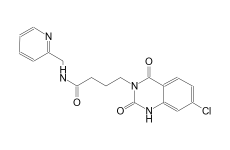 4-(7-chloro-2,4-dioxo-1,4-dihydro-3(2H)-quinazolinyl)-N-(2-pyridinylmethyl)butanamide