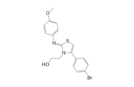 2-(4-(4-bromophenyl)-2-[(4-methoxyphenyl)imino]-1,3-thiazol-3(2H)-yl)ethanol