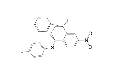 9-iodo-2-nitro-9,10-dihydro-9,10-ethanoanthracen-10-yl p-tolyl sulfide
