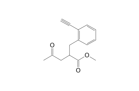 2-(2-ethynylbenzyl)-4-keto-valeric acid methyl ester