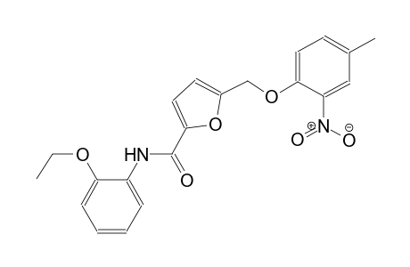 N-(2-ethoxyphenyl)-5-[(4-methyl-2-nitrophenoxy)methyl]-2-furamide