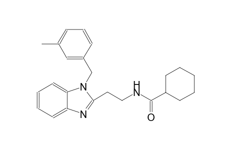 cyclohexanecarboxamide, N-[2-[1-[(3-methylphenyl)methyl]-1H-benzimidazol-2-yl]ethyl]-