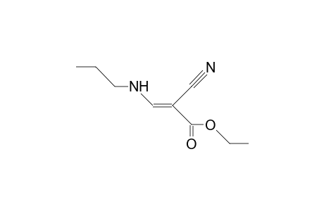 3E-Propylamino-2-cyano-propenoic acid, ethyl ester