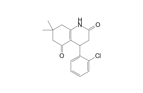 4-(2-chlorophenyl)-7,7-dimethyl-3,4,6,8-tetrahydro-1H-quinoline-2,5-dione