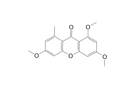 Xanthen-9-one, 1,3,6-trimethoxy-8-methyl-