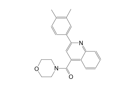 2-(3,4-dimethylphenyl)-4-(4-morpholinylcarbonyl)quinoline