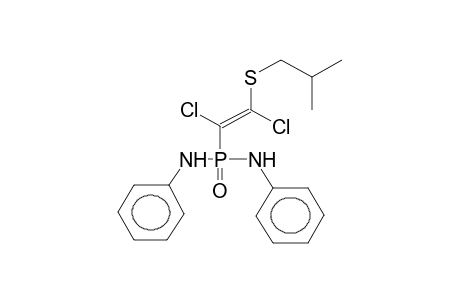 (E)-N,N'-DIPHENYL(1,2-DICHLORO-2-ISOBUTYLTHIOVINYL)DIAMIDOPHOSPHONATE