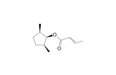 (1s*,2R*,5S*)-2,5-dimethylcyclopentyl (E)-but-2-enoate