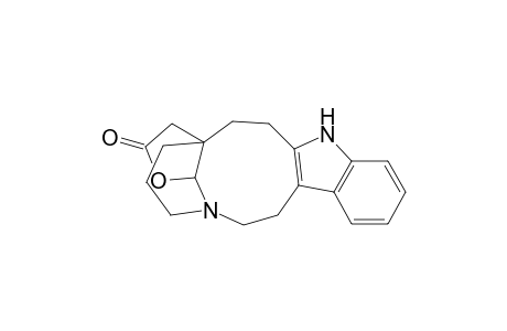 4H,13aH-3a,13-Propanofuro[3',2':8,9]azonino[5,4-b]indol-2(3H)-one, 5,6,11,12-tetrahydro-