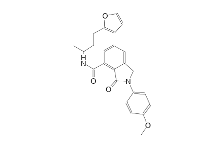 1H-isoindole-4-carboxamide, N-[3-(2-furanyl)-1-methylpropyl]-2,3-dihydro-2-(4-methoxyphenyl)-3-oxo-