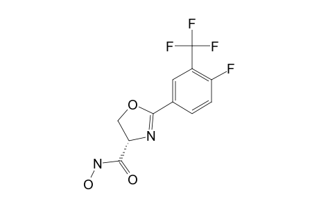 2-(4-FLUORO-3-TRIFLUOROMETHYLPHENYL)-OXAZOLINE-4-HYDROXAMIC-ACID