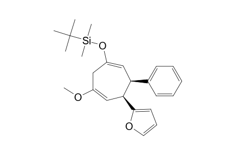 CIS-2-TERT.-BUTYL-DIMETHYL-SILOXY-6-(2-FURYL)-4-METHOXY-7-PHENYL-CYCLOHEPTA-1,4-DIENE