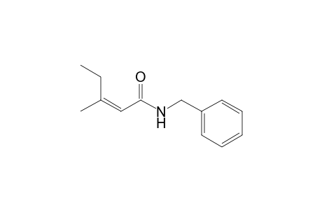 (Z)-3-methyl-N-(phenylmethyl)-2-pentenamide